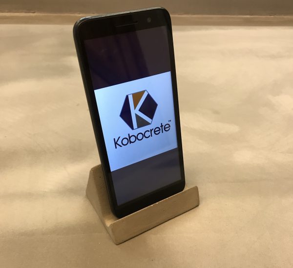 Polished Concrete Mobile Phone Holder Stand Unit | Kobocrete