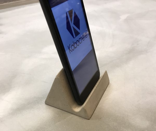 Polished Concrete Mobile Phone Holder Stand Unit