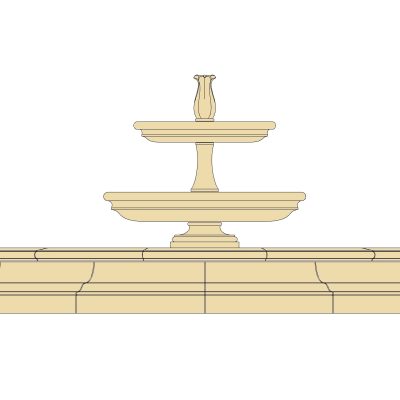Classical Tiered Cast Stone Fountain | Kobocrete