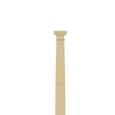 Ornamental Tuscan Cast Stone Column | Kobocrete