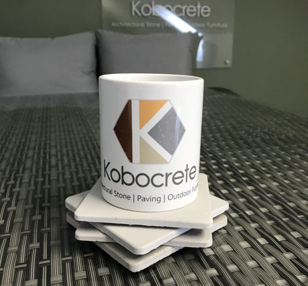 Polished Concrete Tea and Drinks Coaster | Kobocrete