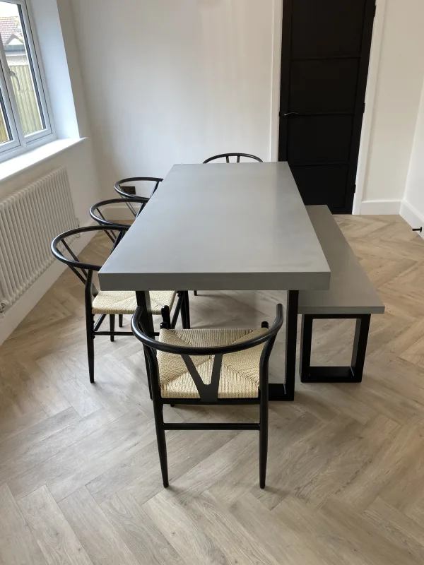 Bespoke Polished Concrete Dining Table